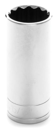 Performance Tool W32630 1/2" Drive 12-Point Socket, 15/16"