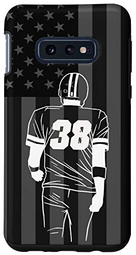Galaxy S10e American Football Player Number 38 Case