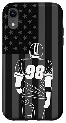 iPhone XR American Football Player Number 98 Case
