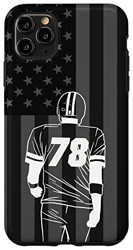 iPhone 11 Pro Max American Football Player Number 78 Case