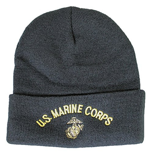 U_S_ Marine Corps Knit Cap Watch Cap Black OS