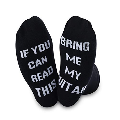 TSOTMO If You Can Read This Bring Me My Guitar Socks Guitar Socks Medium