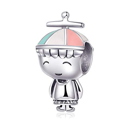 ARTCHARM Propeller Hat Boy 925 Sterling Silver Charm European-Style Bead Charm