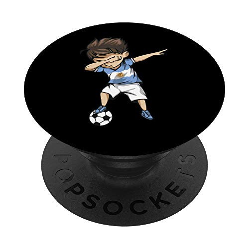 Dabbing Soccer Argentina Jersey - Argentinian Football PopSockets Grip and Stand for Phones and Tablets