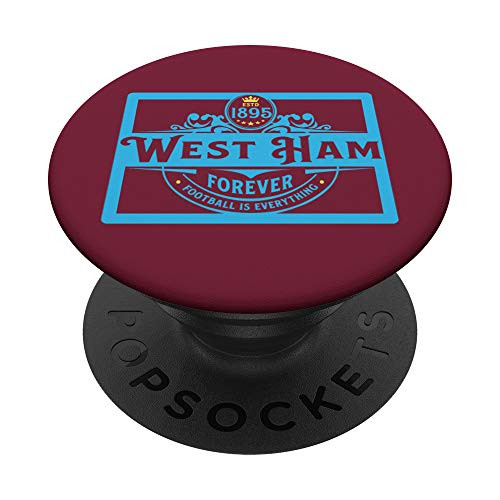 Football Is Everything - West Ham Heritage Era Retro PopSockets PopGrip Swappable Grip for Phones   Tablets