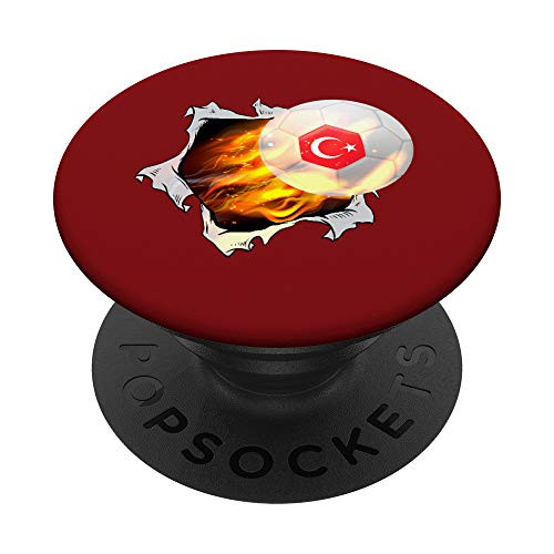 Turkey Soccer Jersey  Turkiye Fans Gifts for Turkish Soccer PopSockets Grip and Stand for Phones and Tablets