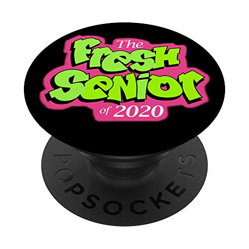 Class of 2020 Senior 90s TV Style Graduation PopSockets PopGrip Swappable Grip for Phones   Tablets