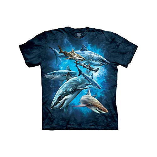 The Mountain Shark Collage Child T-Shirt Blue XL The Mountain Shark Collage Child T-Shirt Blue XL