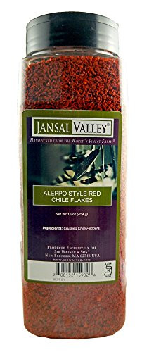 Jansal Valley Aleppo Style Red Chile Flakes 16 Ounce