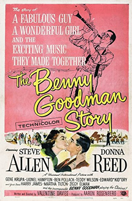 Posterazzi The Benny Goodman Story Us Bottom Center Left Donna Reed Steve Allen 1956 Movie Masterprint Poster Print 11 x 17 Posterazzi The Benny Goodman Story Us Bottom Center Left Donna Reed Steve Allen 1956 Movie Masterprint Poster Print 11 x 17
