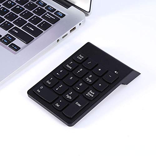 Wireless Keyboard Bluetooth Number Pad 18 Key Numeric Keypad Digital Keyboard Support Auto Sleep for Laptop