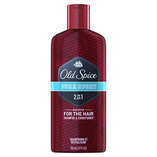 Old Spice Pure Sport 2-in-1 Shampoo and Conditioner 12 Fl Oz Pack of 2
