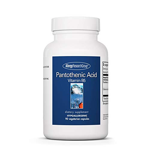 Allergy Research Group Pantothenic Acid 90 Vegetarian Capsules Allergy Research Group Pantothenic Acid 90 Vegetarian Capsules