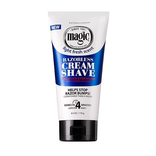Magic Razorless Cream Shave Regular Strength 6 Ounce 177ml 3 Pack