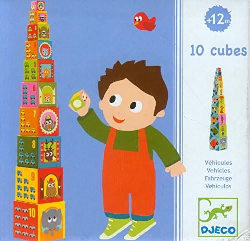 DJECO Vehicle Blocks Nest and Stack Set DJECO Vehicle Blocks Nest and Stack Set