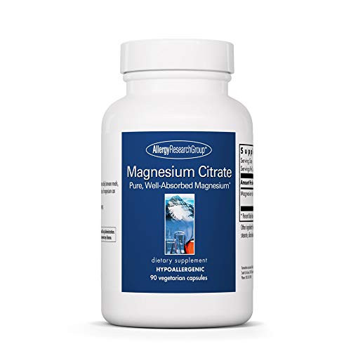 Allergy Research Group Magnesium Citrate 90 Vegetarian Caps Allergy Research Group Magnesium Citrate 90 Vegetarian Caps