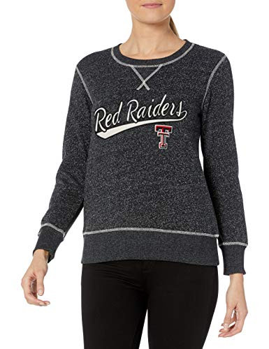 OTS NCAA Texas Tech Red Raiders Womens Seneca Crew Neck Pullover Seneca Medium