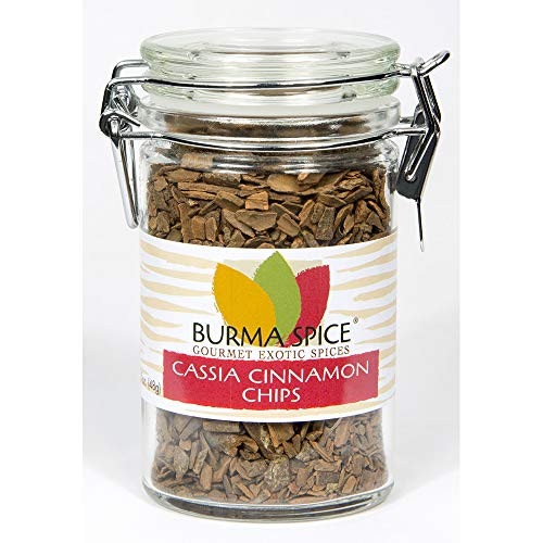 Cassia Cinnamon Chips  Dried Cinnamon Bark  Slightly Milder Flavor  Known as Chinese Cinnamon 1_7 oz_