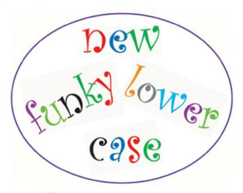 CK Products FMM Lower Case Funky Alphabet Tappit Cutters Set