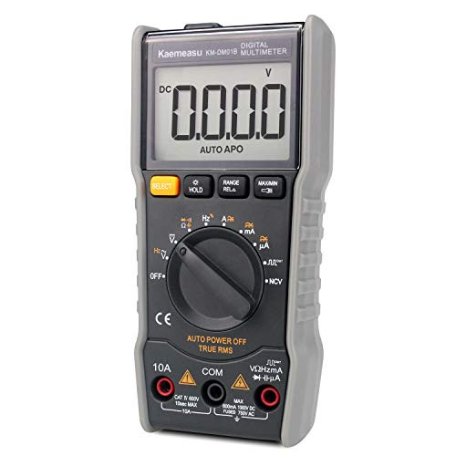 Digital Multimeter Anti-burn Mini 6000 Count DCAC Voltage Current Capacitance Resistance NCV Square-wave output True RMS Diode Tester Electronic Maintenance instrument KM-DM01B
