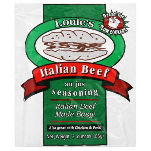 Louies Italian Beef Seasoning 3-ounce Pack of 6