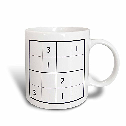 3dRose mug_18690_3 Sudoku - Magic Transforming Mug, 11oz, Multicolored