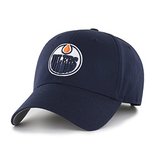 OTS NHL Edmonton Oilers Mens All-Star Adjustable Hat Team Color One Size