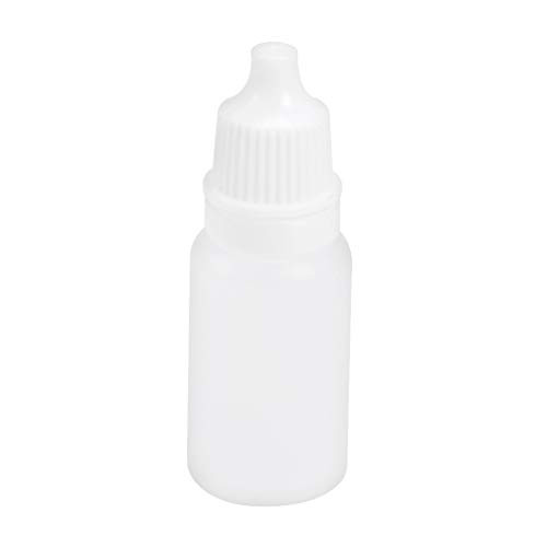 uxcell Plastic Dropper Bottle 10ml0_34oz Small Mouth Drop Bottles Empty Squeezable Eye Liquid Dropper Bottle 50pcs