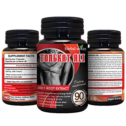Longjack Tongkat Ali for Men Natural Testosterone Booster for Men Muscle Growth 200 to 1 Extract 90 Eurycoma Longifolia Capsules Stamina Fuel for Men Fertility Libido Lift Energy Booster Longjack Tongkat Ali for Men Natural Testosterone Booster for Men Muscle Growth 200 to 1 Extract 90 Eurycoma Longifolia Capsules Stamina Fuel for Men Fertility Libido Lift Energy Booster