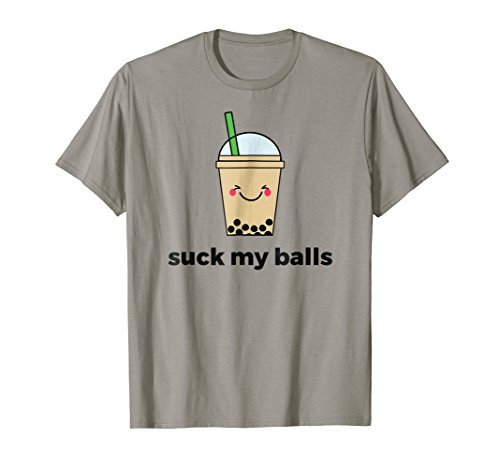 Boba T Shirt Bubble Tea Tshirt Funny Suck My Balls