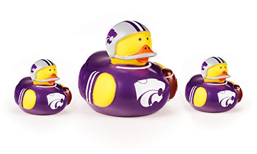 BSI NCAA Kansas State Wildcats All Star Ducks Purple one Size Pack of 3