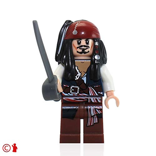 Jack Sparrow Lego Pirates of the Caribbean Minifigure (Loose)