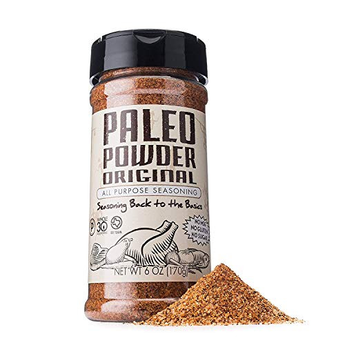 Paleo Powder All Purpose Seasoning Original Flavor. The First and Original Paleo Food Seasoning Great for all Paleo Diets! Certified Keto Food, Paleo Whole 30, Gluten Free Seasoning.