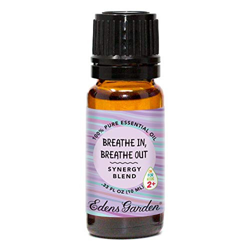 Edens Garden Breathe In Breathe OutOK For Kids Essential Oil Synergy Blend 100 Pure Therapeutic Grade Child Safe 2 Allergies   Congestion 10 ml