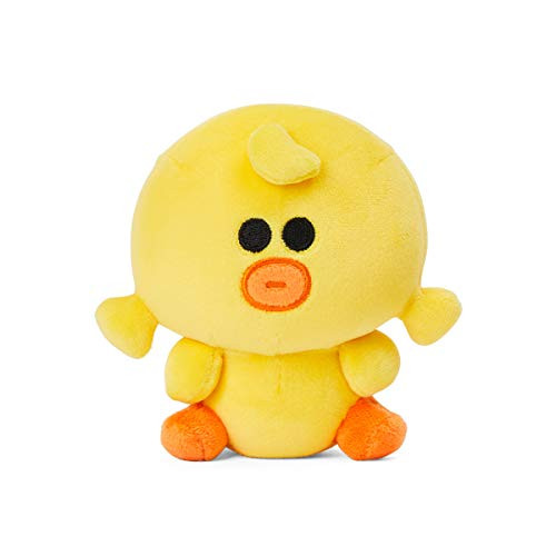 LINE FRIENDS Sally Friends Collection Elly Character Plush Stuffed Animal Cute Toy Figure 4_7 Inches Yellow