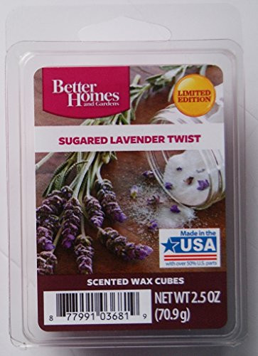 Better Homes and Gardens Sugared Lavender Twist Wax Cubes