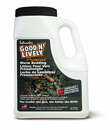 INTRUDER Good N Lively Premixed Worm Bedding 5-Pound Container