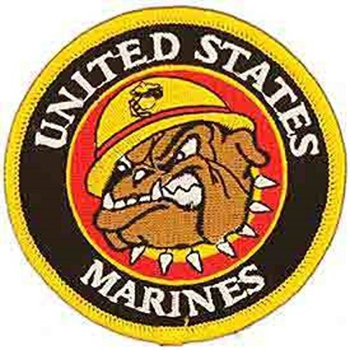 EagleEmblems PM0066 Patch-USMC,Bulldog (3'')