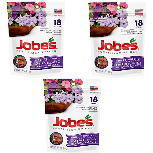 Jobes Fertilizer Spikes for Flowering Plants 54 Spikes
