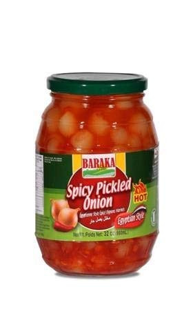 Spicy Pickled Onion Egyptian Style Baraka 950g