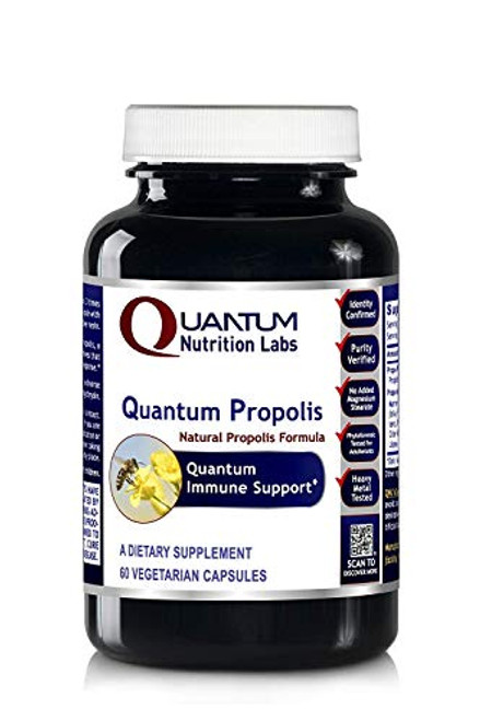 Quantum Propolis 60 Veg caps - Natural Propolis Formula for Quantum-State Immune Support Quantum Propolis 60 Veg caps - Natural Propolis Formula for Quantum-State Immune Support