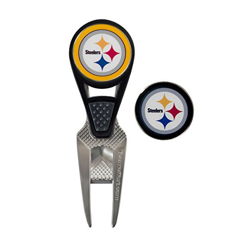 Team Effort Pittsburgh Steelers CVX Ball Mark Repair Tool 2 Ball Markers Team Effort Pittsburgh Steelers CVX Ball Mark Repair Tool 2 Ball Markers