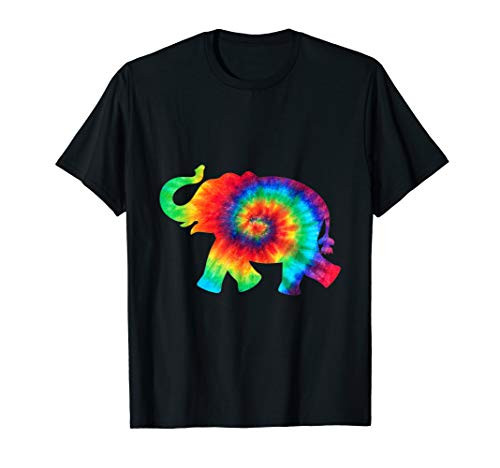 Tie Dye Elephant Tie Dyed Save the Animals T Shirt T-Shirt