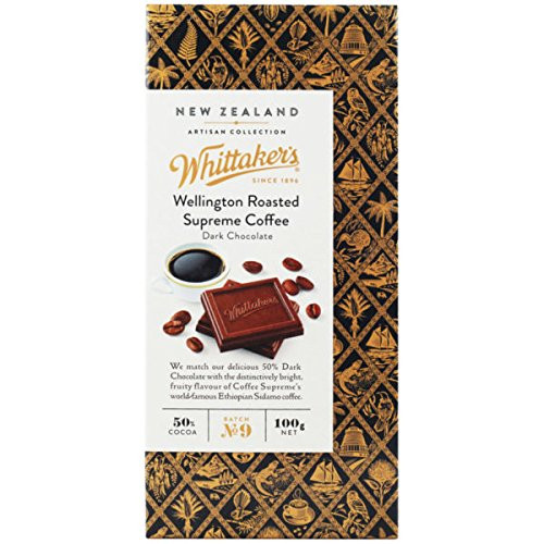 Whittakers Wellington Roasted Supreme Coffee Dark Chocolate