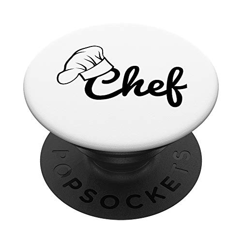 Chef Cooking Funny Kitchen Foodie Birthday gift PopSockets PopGrip Swappable Grip for Phones   Tablets