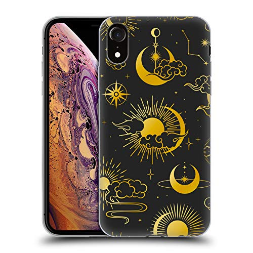 Head Case Designs Officially Licensed Haroulita Sun Moon Stars Magick - Tarot - Mystical Soft Gel Case Compatible with Apple iPhone XR