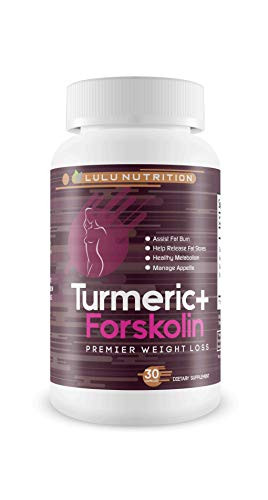 Turmeric  Forskolin - Forskolin Keto Complete - Premier Weight Loss - Block Fat and Lose Weight with The Blended Power of Turmeric  Forskolin