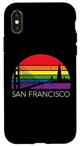 iPhone XXS San Francisco Golden Gate Oakland Bay Area Town Tech Pride Case