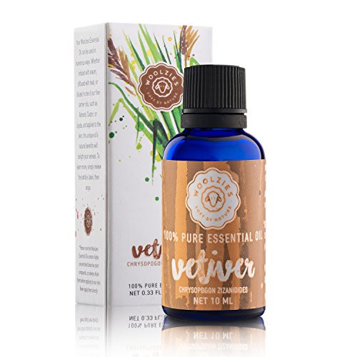 Woolzies 100 Pure Undiluted Vetiver Essential Oil - Provides a Calming Grounding Effect on Emotions Promotes Restful Sleep - for Diffusion Topical Aromatherapy Use - Therapeutic Grade 10ml Woolzies 100 Pure Undiluted Vetiver Essential Oil - Provides a Calming Grounding Effect on Emotions Promotes Restful Sleep - for Diffusion Topical Aromatherapy Use - Therapeutic Grade 10ml