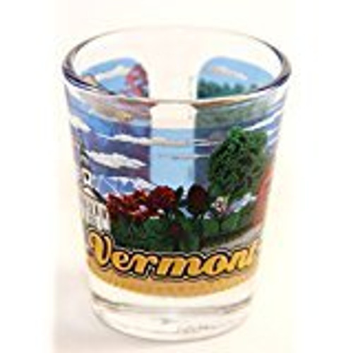 Vermont State Wraparound Shot Glass Vermont State Wraparound Shot Glass